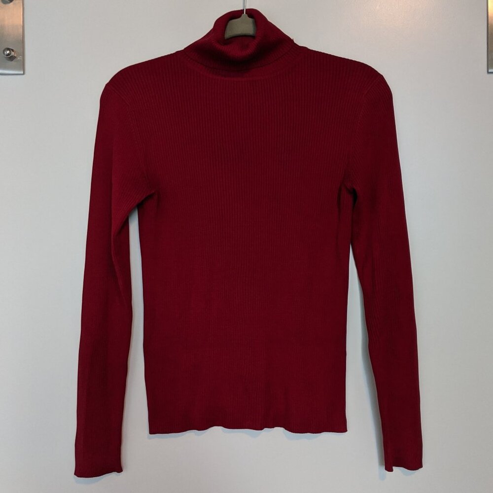 Ann Taylor Loft silk turtleneck